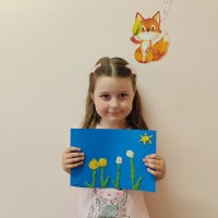 Одуванчики из пластилина